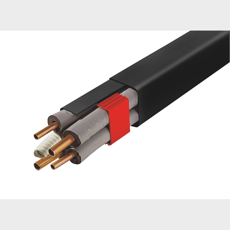 Altech T80-S r�rkanal 2 m 80x60 mm Sort RAL 9005