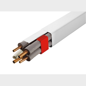 Altech T80-H r�rkanal 2 m 80x60 mm Hvid RAL 9010