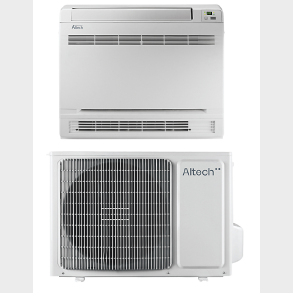 Altech Pavo 12K luft/luft varmepumpe, S�t, A++, R32, Wi-Fi, 1,1-4,4 kW gulvmodel