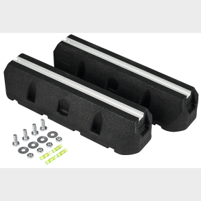 Altech Core montageblokke L: 450 mm, B: 130 mm, H: 95 mm, 280 kg, Med aluskinne