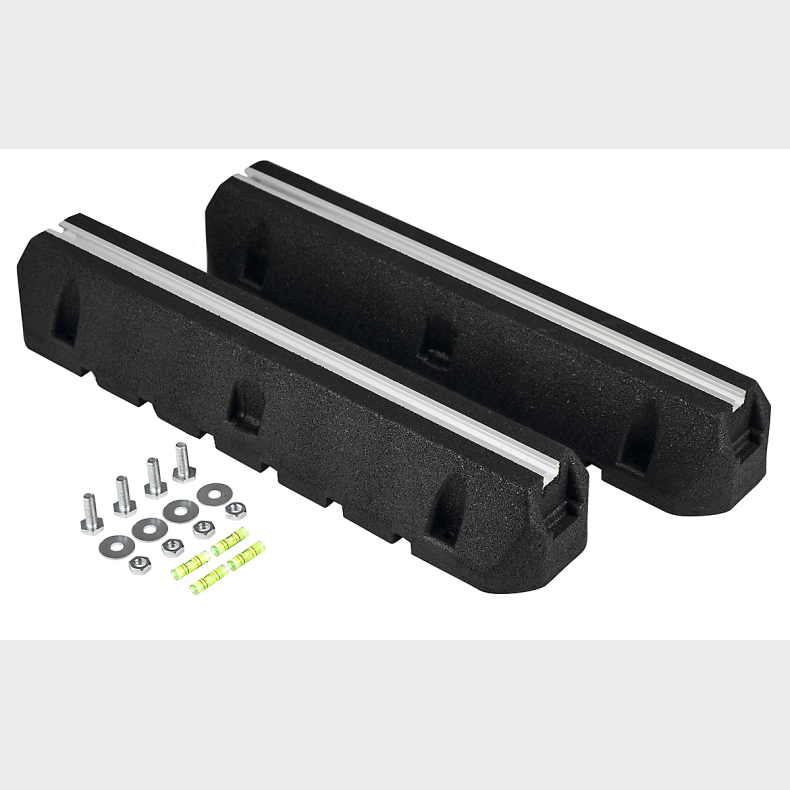 Altech Core montageblokke L: 600 mm, B: 130 mm, H: 95 mm, 450 kg, Med aluskinne
